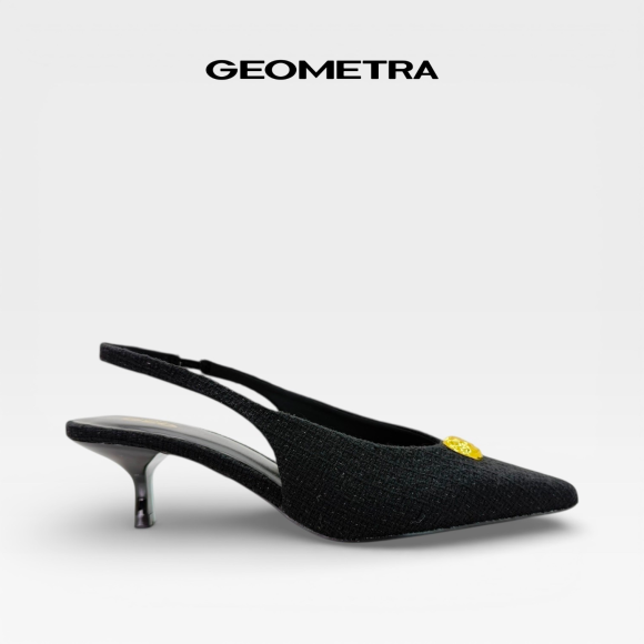 Slingback hở gót Champagne Opal - 02WSB0525