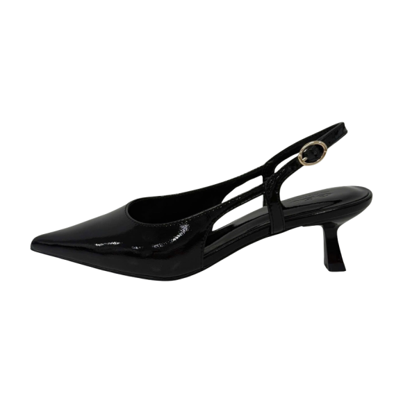 Giày cao gót bít mũi da bóng Moonstone