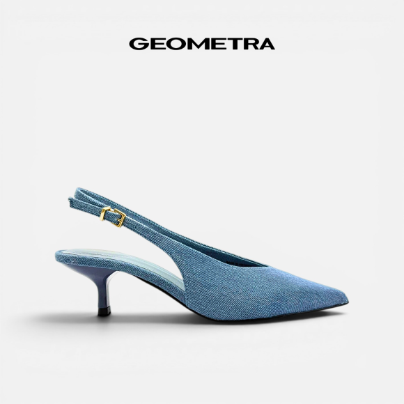 Giày cao gót Slingback Dark Sapphire - WSB0625
