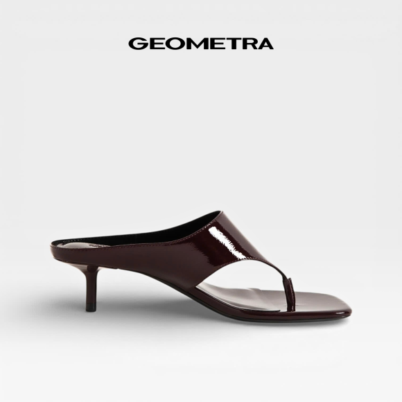 Dép xỏ ngón cao gót Berry Glow - WXN0125