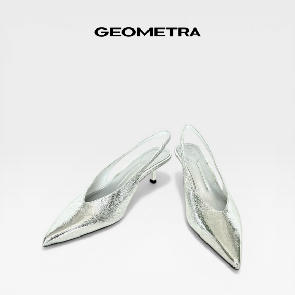 Giày cao gót bít mũi hở gót Rift - 01WSB0725