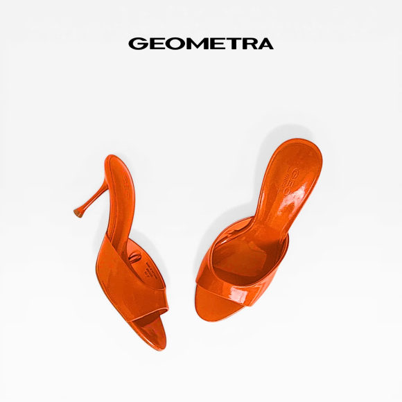 Dép cao gót hở mũi Peep Toe WDC0225 - GEOMETRA