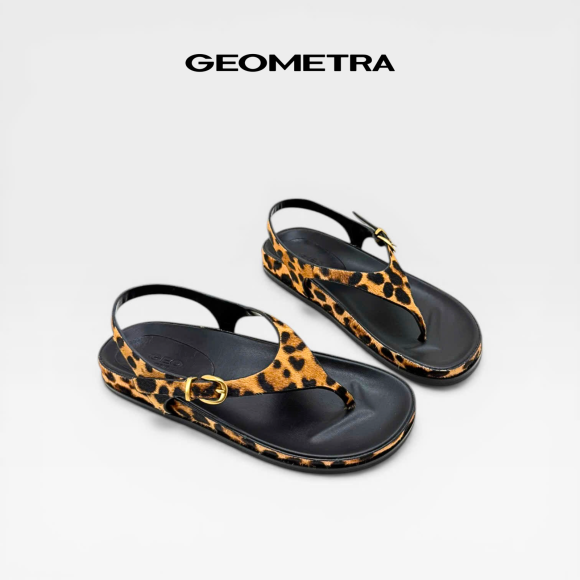 Sandals Leopard Stride - 12WXN0225