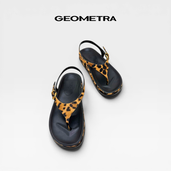 Sandals Leopard Stride - 12WXN0225