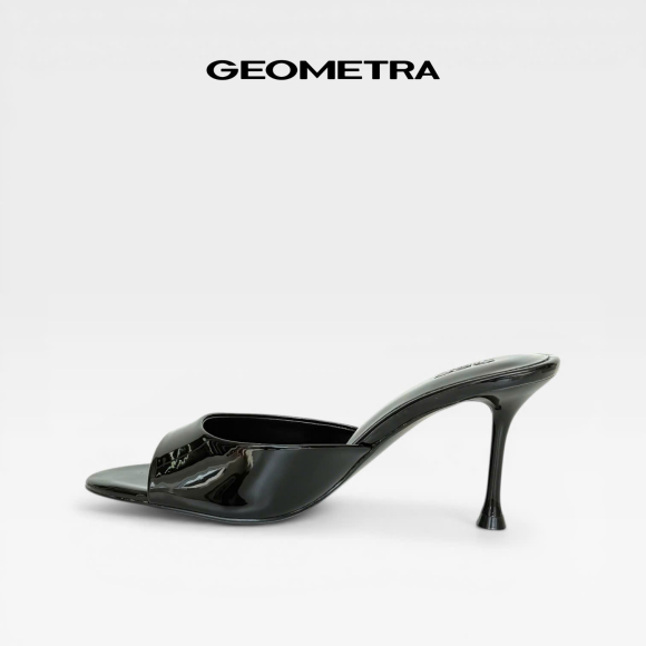 Dép cao gót hở mũi Peep Toe WDC0225 - GEOMETRA