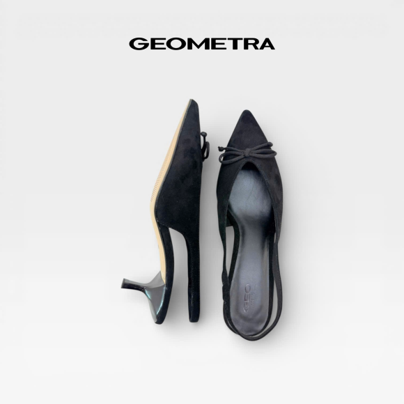 Giày Da Slingback Dawn Beige