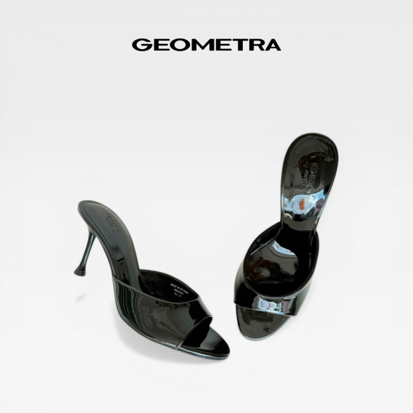 Dép cao gót hở mũi Peep Toe WDC0225 - GEOMETRA