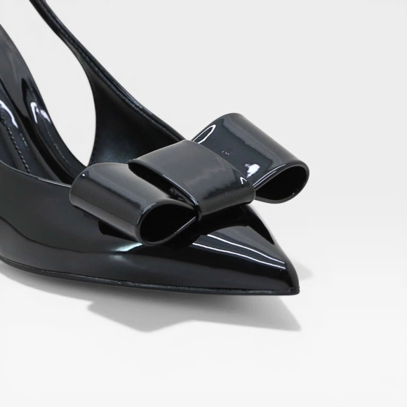 Giày Slingback Nơ Burgundy Muse - 14WSB0825