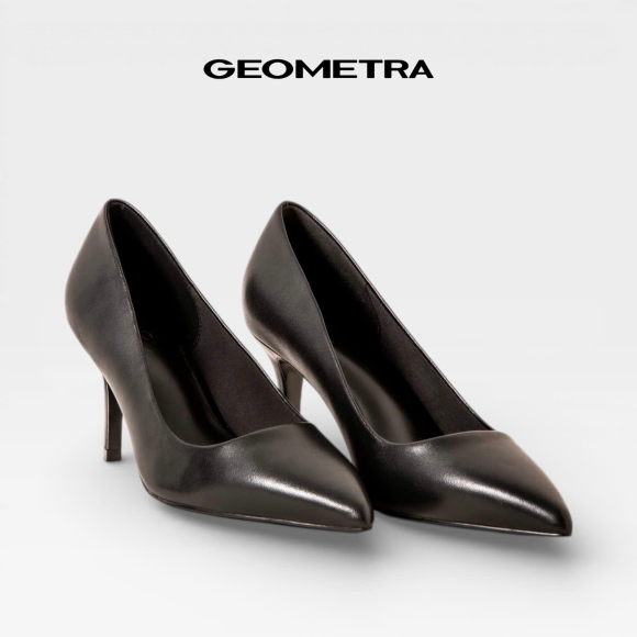 Giày Bít Cao Gót Mũi Nhọn Wine Petal