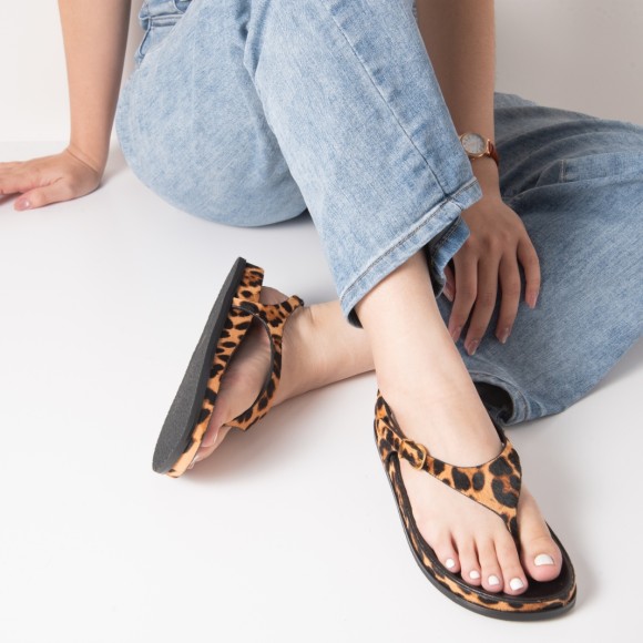 Sandals Leopard Stride - 12WXN0225