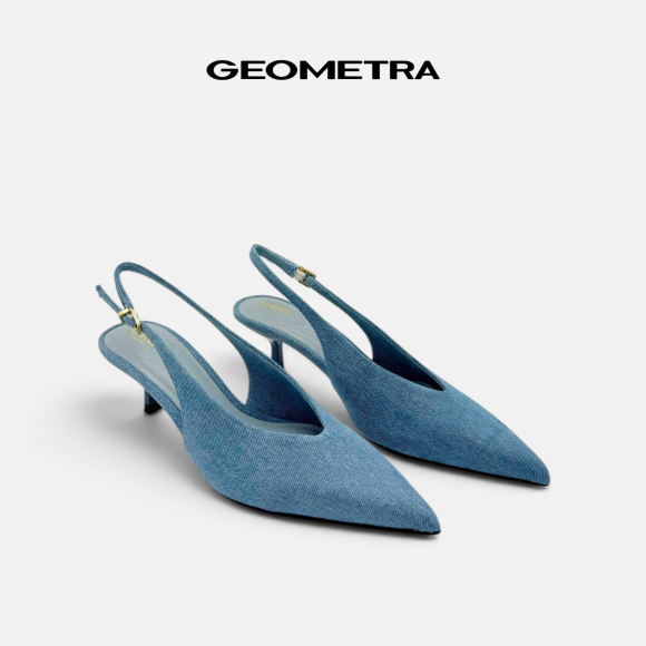 Giày cao gót Slingback Dark Sapphire - WSB0625
