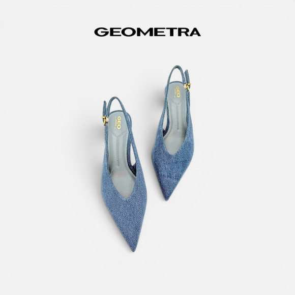 Giày cao gót Slingback Dark Sapphire - WSB0625