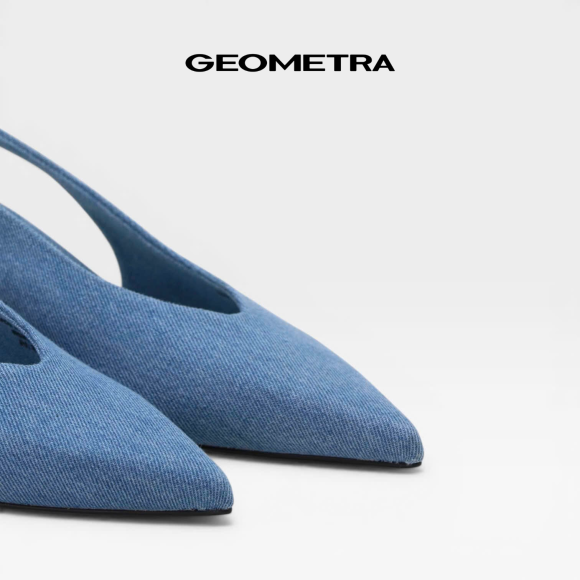 Giày cao gót Slingback Dark Sapphire - WSB0625