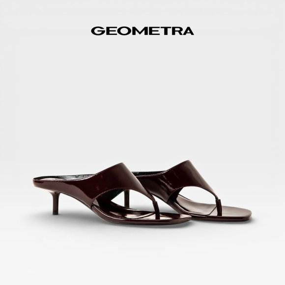 Dép xỏ ngón cao gót Berry Glow - WXN0125