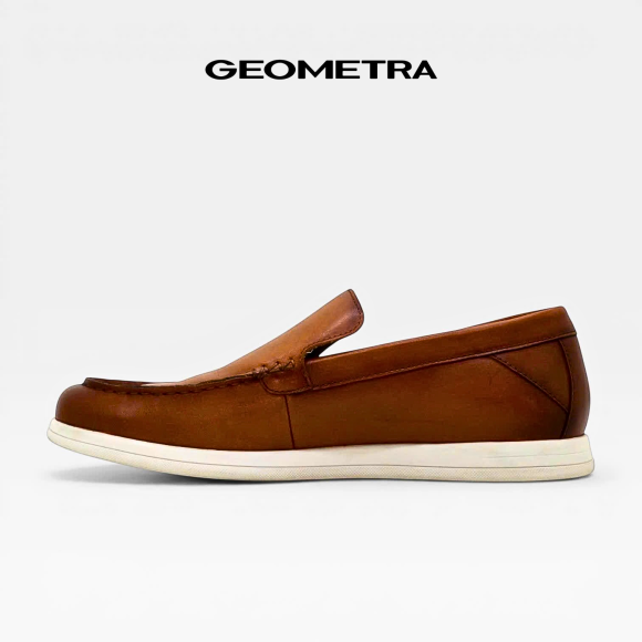 Giày lười nam moccasin MCS006 - GEOMETRA