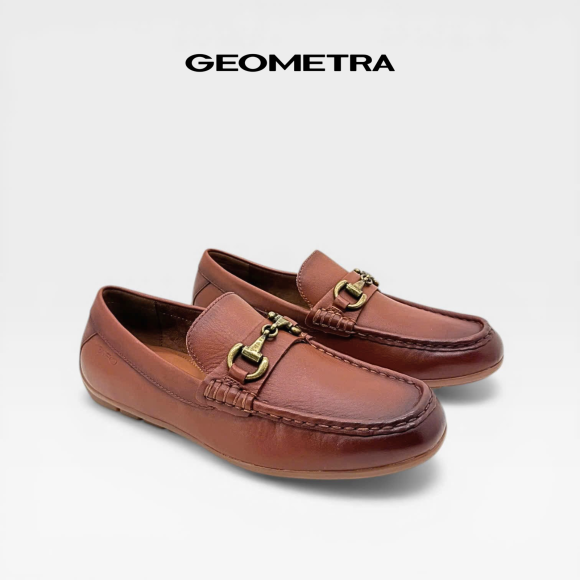 Giày Bit Rustic Coffee Moccasin - 105MCS007