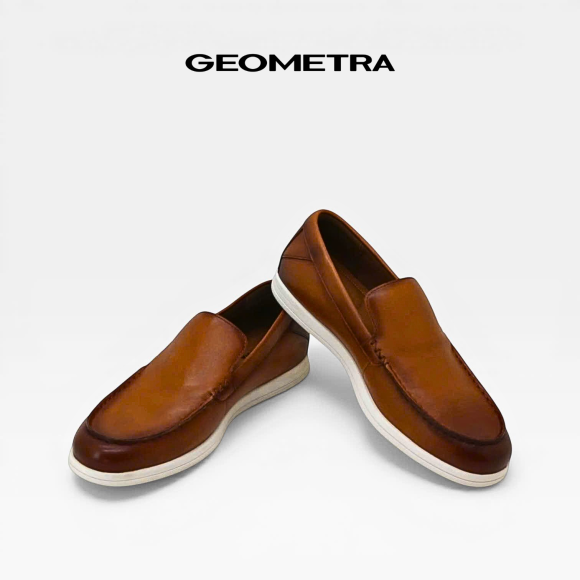 Giày lười Classic Moccasin Rustic Leather - 105MCS006