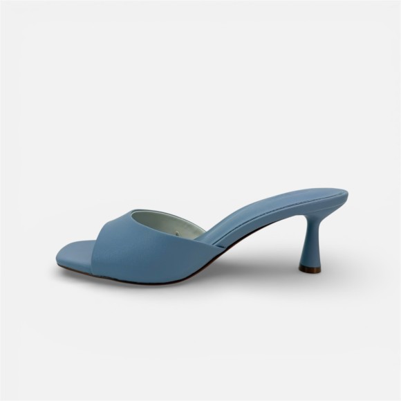 Giày cao gót hở mũi da PU mờ Jet Stone 