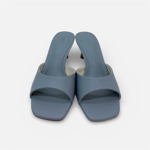 Giày cao gót hở mũi da PU mờ Jet Stone 