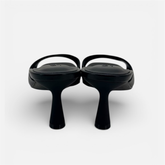 Giày cao gót hở mũi da PU mờ Jet Stone 