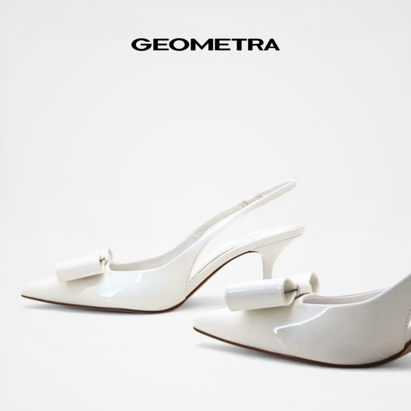 Giày Slingback Nơ Ivory Grace - 02WSB0825