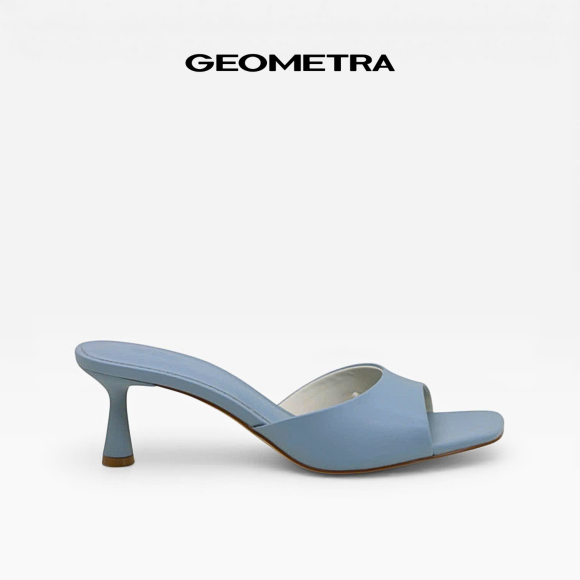 Giày cao gót hở mũi da PU mờ Jet Stone 