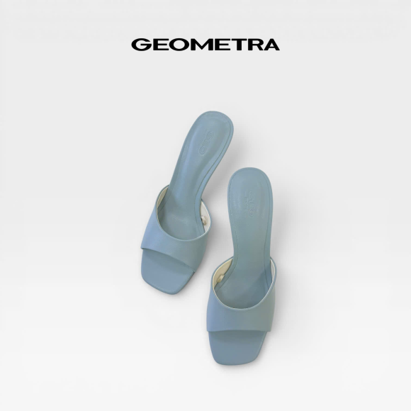 Giày cao gót hở mũi da PU mờ Jet Stone 