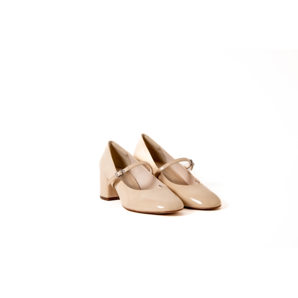 Giày búp bê Mary Jane Beige Moonveil